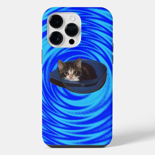 Coque Pour Pour iPhone 14 Pro Max Chat psychédélique (Verso)