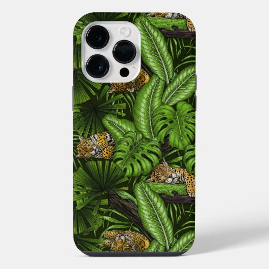 Coque Pour Pour iPhone 14 Pro Max Chatons de la jungle (Verso)