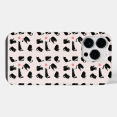 Coque Pour Pour iPhone 14 Pro Max Chats noirs idiots (Verso Horizontal)