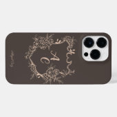 Coque Pour Pour iPhone 14 Pro Max Cimier Emblème Personnalisé (Verso Horizontal)