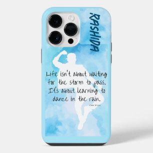 Coque Pour Pour iPhone 14 Pro Max Citation de Vivian Greene Danse sous la pluie