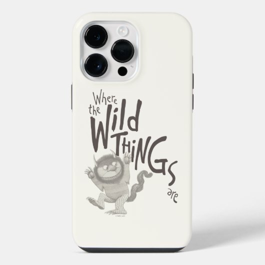 Coque Pour Pour iPhone 14 Pro Max Citation de Where the Wild Things Are (Verso)