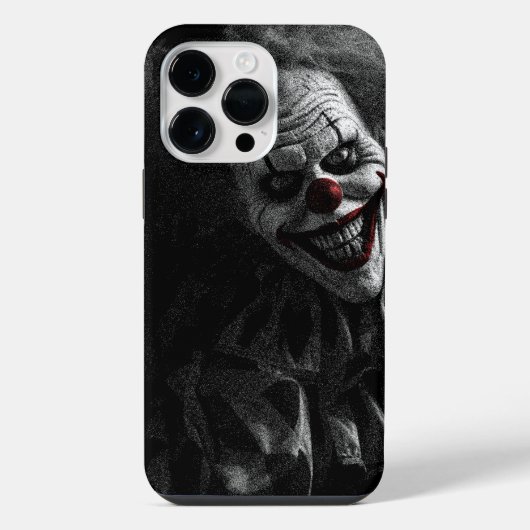 Coque Pour Pour iPhone 14 Pro Max Clown effrayant d'Halloween (Verso)