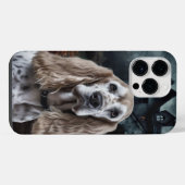 Coque Pour Pour iPhone 14 Pro Max Cocker Spaniel Halloween Épouvantable (Verso Horizontal)