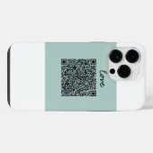 Coque Pour Pour iPhone 14 Pro Max Code QR Amour (Verso Horizontal)