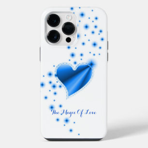 Coque Pour Pour iPhone 14 Pro Max Cœur Arc-en-Ciel avec Étoiles, La Magie de l'Amour