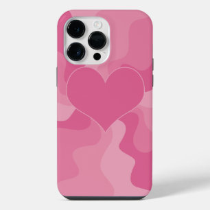 Coque Pour Pour iPhone 14 Pro Max Coeur d'amour - rose