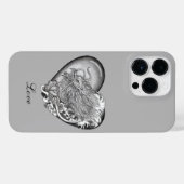 Coque Pour Pour iPhone 14 Pro Max Cœur de dragon (Verso Horizontal)