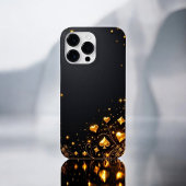 Coque Pour Pour iPhone 14 Pro Max Cœurs Étoilés Luxe