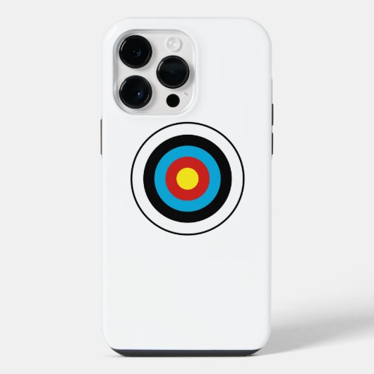 Coque Pour Pour iPhone 14 Pro Max Conception de cible de fléchette (Verso)