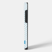 Coque Pour Pour iPhone 14 Pro Max Conception de point blanc bleu cyan bleu ciel pers (Côté gauche)
