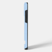 Coque Pour Pour iPhone 14 Pro Max Conception de point Polka Blanc bleu ciel pâle per (Côté gauche)