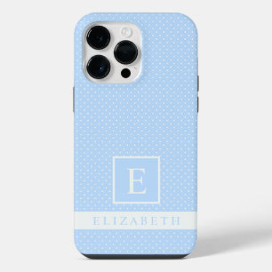 Coque Pour Pour iPhone 14 Pro Max Conception personnalisée bleu ciel pâle blanc à po