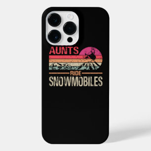Coque Pour Pour iPhone 14 Pro Max Cool Aunts Ride Motoneige - Snowmobile Papa Grand