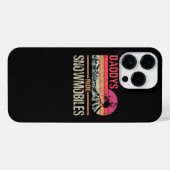 Coque Pour Pour iPhone 14 Pro Max Cool Daddy Ride Motoneiges - Snowmobile Papa Dadd (Verso Horizontal)