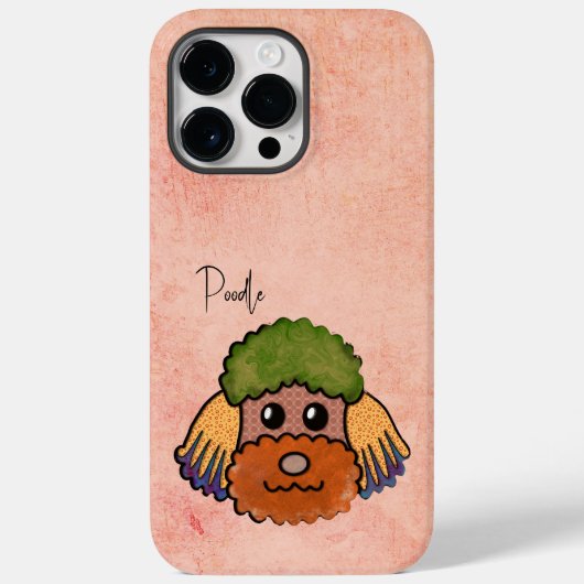 Coque Pour Pour iPhone 14 Pro Max Coque iphone Coque-Mate de poodé (Verso)