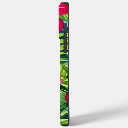 Coque Pour Pour iPhone 14 Pro Max Coque iphone d'impression hawaïen tropical (Verso / Gauche)