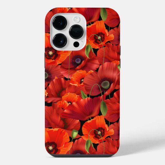 Coque Pour Pour iPhone 14 Pro Max Coquelicot (Verso)