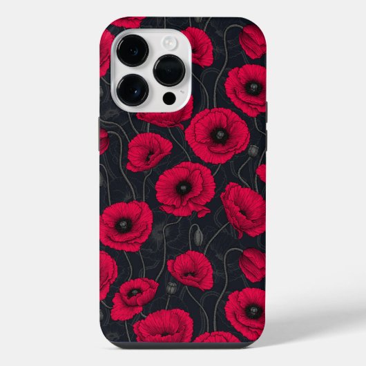 Coque Pour Pour iPhone 14 Pro Max Coquelicots (Verso)
