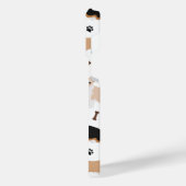 Coque Pour Pour iPhone 14 Pro Max Corgi Dog Paws et Bones iPhone 14 Pro Max Coque (Côté gauche)