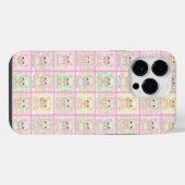 Coque Pour Pour iPhone 14 Pro Max Couverture ourson patchwork mignon sans couture (Verso Horizontal)
