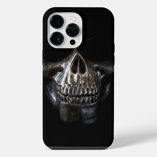 Coque Pour Pour iPhone 14 Pro Max Crâne Moderne Noir (Verso)