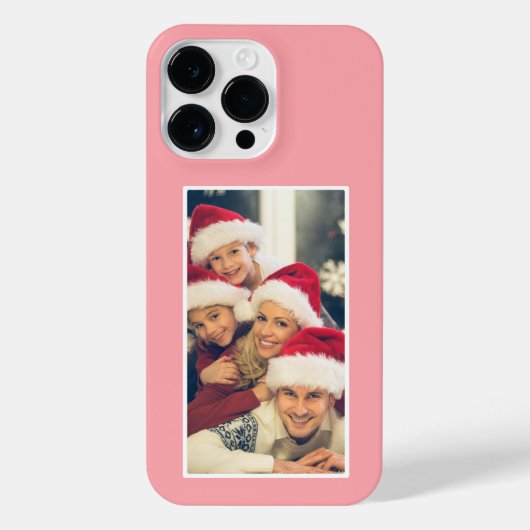 Coque Pour Pour iPhone 14 Pro Max Custom Photo Blush Pink iPhone Case- Mate (Verso)