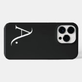 Coque Pour Pour iPhone 14 Pro Max Custom with Initial Name (Verso Horizontal)