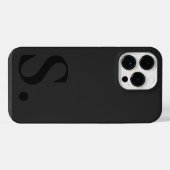 Coque Pour Pour iPhone 14 Pro Max Custom with Initial Name (Verso Horizontal)