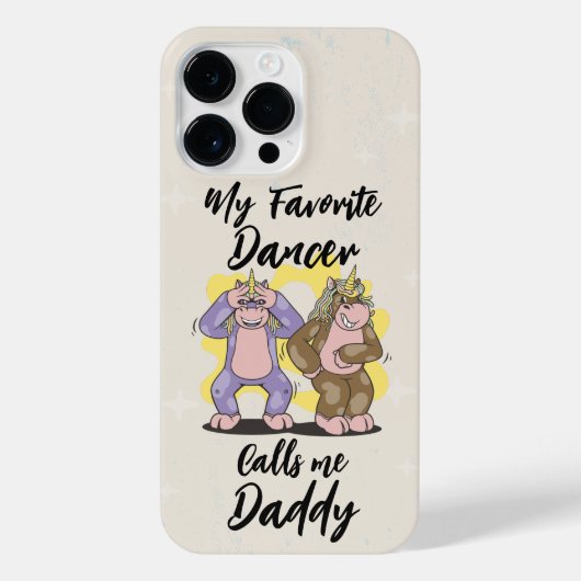 Coque Pour Pour iPhone 14 Pro Max DANSE GRIDDY UNICORN customisée (Verso)
