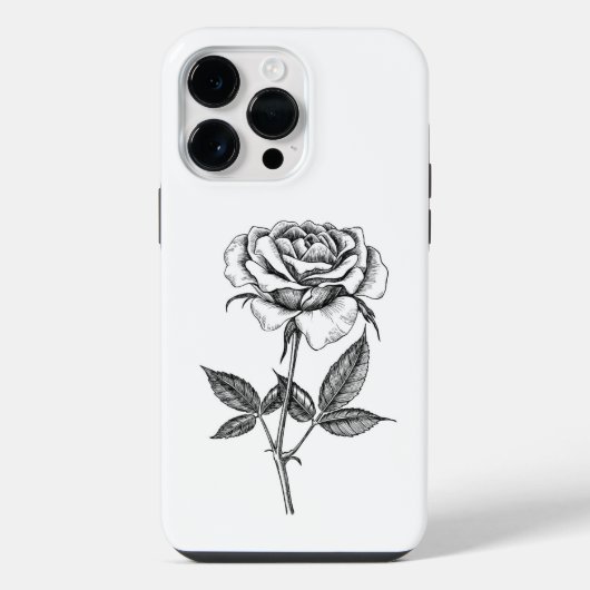 Coque Pour Pour iPhone 14 Pro Max dessin rose (Verso)