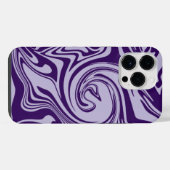 Coque Pour Pour iPhone 14 Pro Max Déversement - Violet (Verso Horizontal)