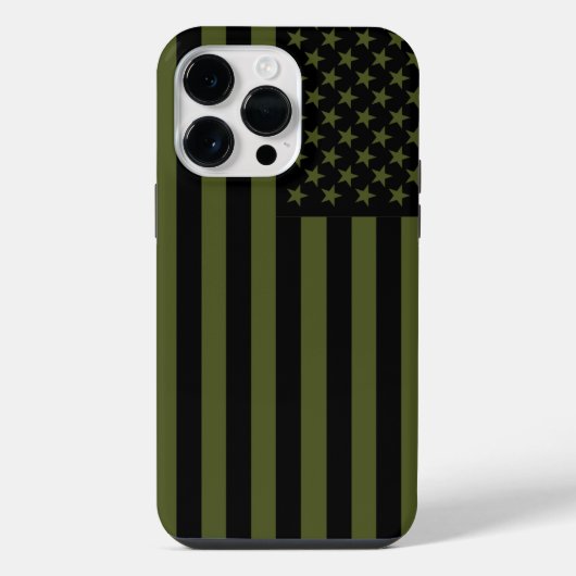 Coque Pour Pour iPhone 14 Pro Max Drapeau américain (Verso)