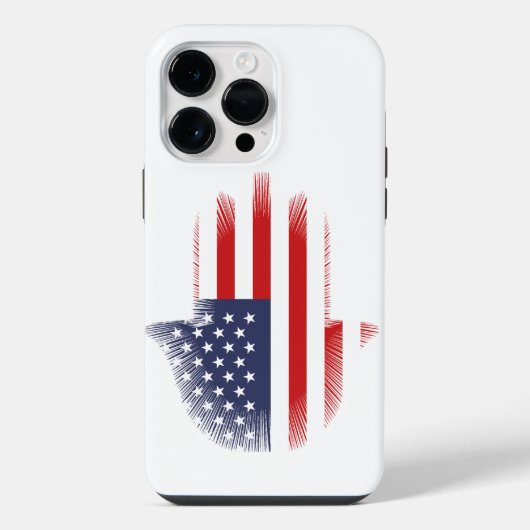 Coque Pour Pour iPhone 14 Pro Max Drapeau américain (Verso)