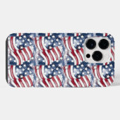 Coque Pour Pour iPhone 14 Pro Max drapeau américain (Verso Horizontal)