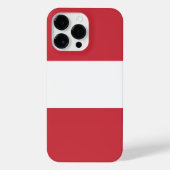 Coque Pour Pour iPhone 14 Pro Max Drapeau autrichien (Verso)