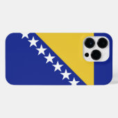 Coque Pour Pour iPhone 14 Pro Max Drapeau de Bosnie-Herzégovine (Verso Horizontal)