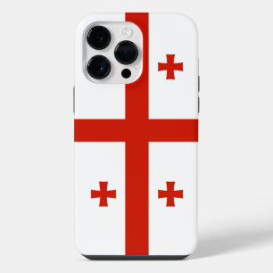 Coque Pour Pour iPhone 14 Pro Max drapeau de Géorgie