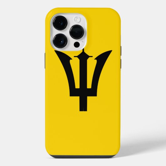 Coque Pour Pour iPhone 14 Pro Max Drapeau de la Barbade  (Verso)