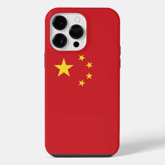 Coque Pour Pour iPhone 14 Pro Max Drapeau de la Chine (Verso)