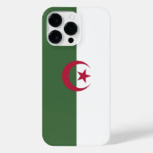 Coque Pour Pour iPhone 14 Pro Max Drapeau de l'Algérie (Verso)