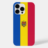 Coque Pour Pour iPhone 14 Pro Max Drapeau de Moldavie (Verso)