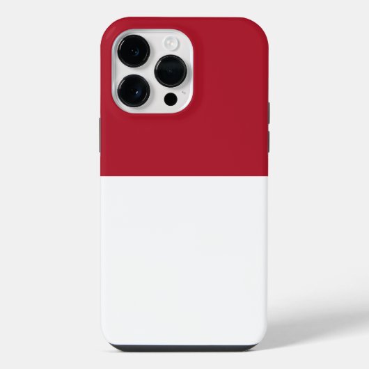 Coque Pour Pour iPhone 14 Pro Max Drapeau de Monaco (Verso)