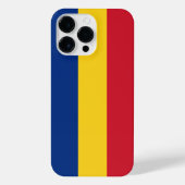 Coque Pour Pour iPhone 14 Pro Max Drapeau de Roumanie (Verso)