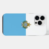 Coque Pour Pour iPhone 14 Pro Max Drapeau de Saint-Marin (Verso Horizontal)