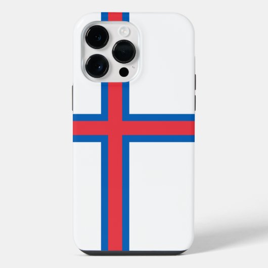 Coque Pour Pour iPhone 14 Pro Max Drapeau des îles Féroé (Verso)