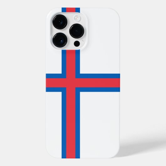Coque Pour Pour iPhone 14 Pro Max Drapeau des îles Féroé (Verso)