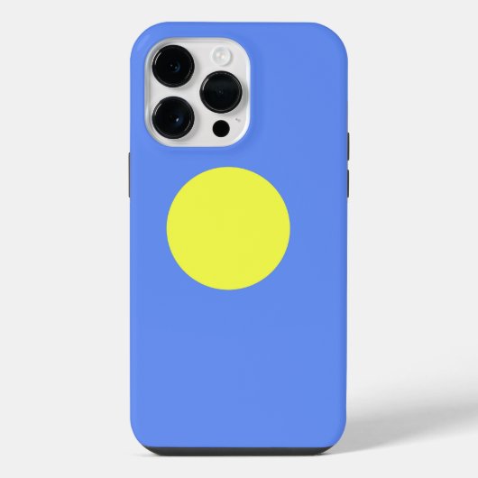 Coque Pour Pour iPhone 14 Pro Max Drapeau des Palaos (Verso)