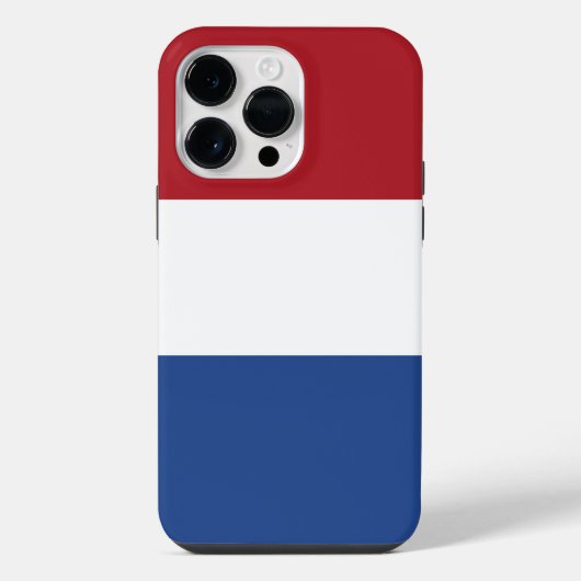 Coque Pour Pour iPhone 14 Pro Max Drapeau des Pays-Bas (Verso)
