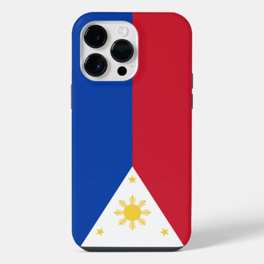 Coque Pour Pour iPhone 14 Pro Max drapeau des Philippines (Verso)